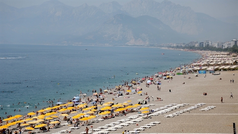 Konyaaltı'na Turist Akını