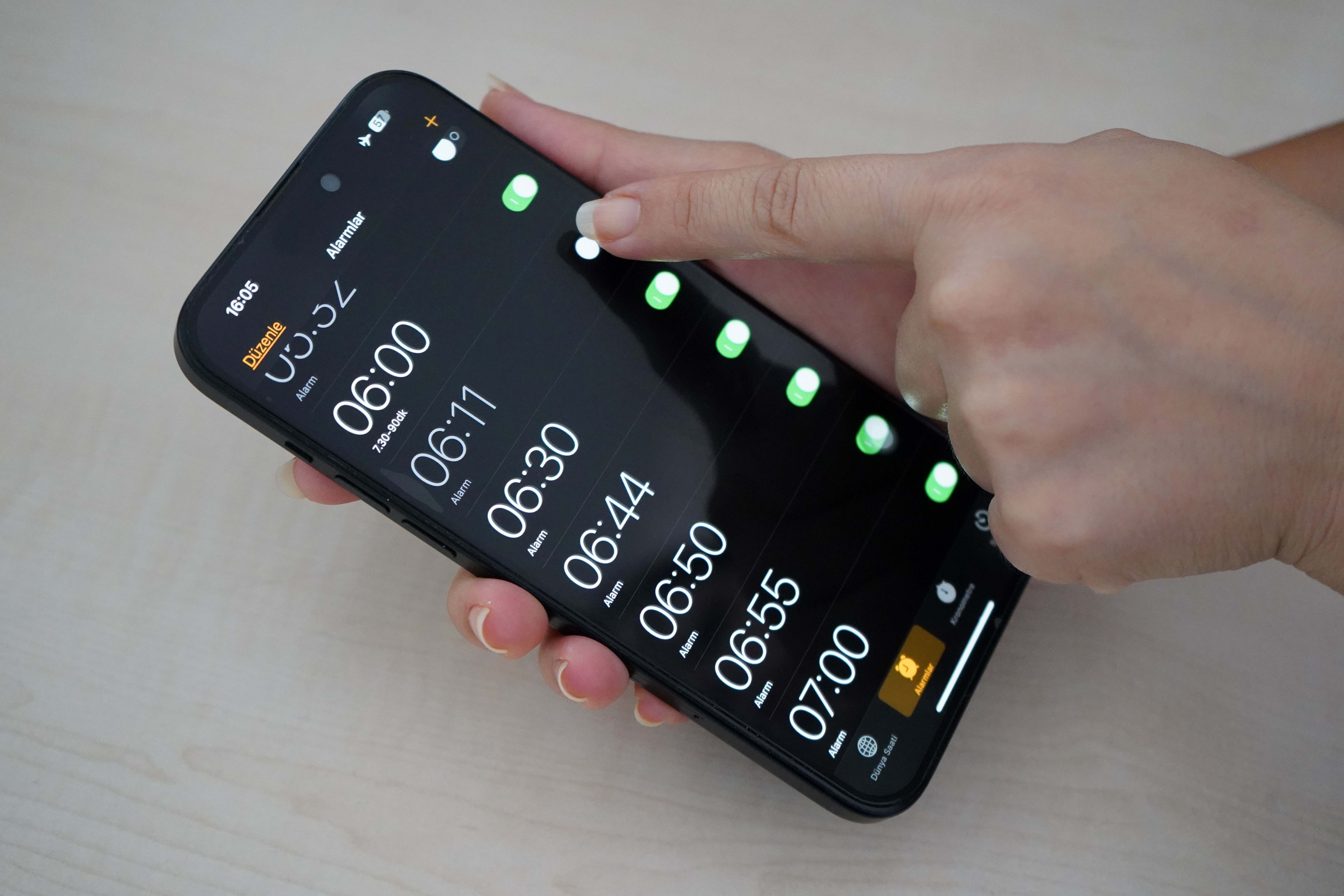 Alarm Sesi Sık Sık Değiştirilmeli