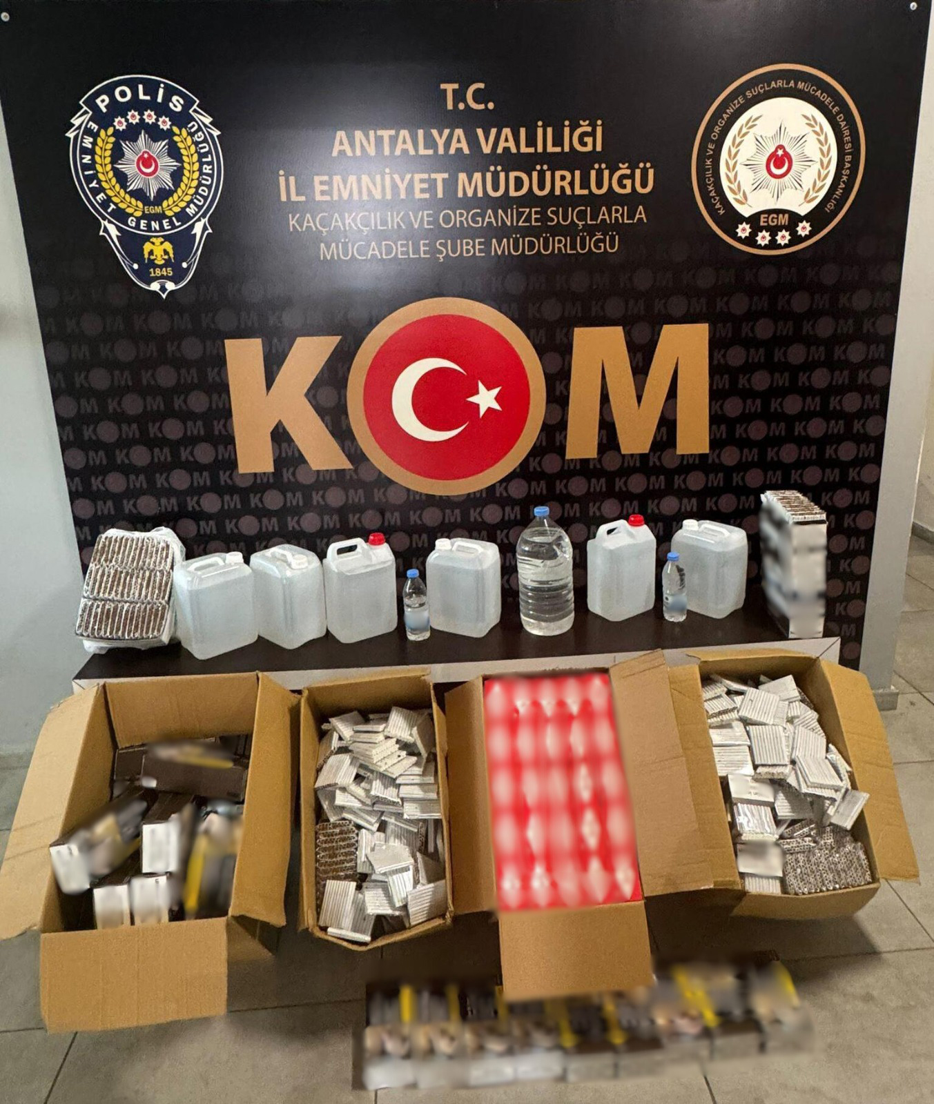 Antalya’da Kaçakçılık Operasyonlarında 11 Şüpheliye İşlem Yapıldı