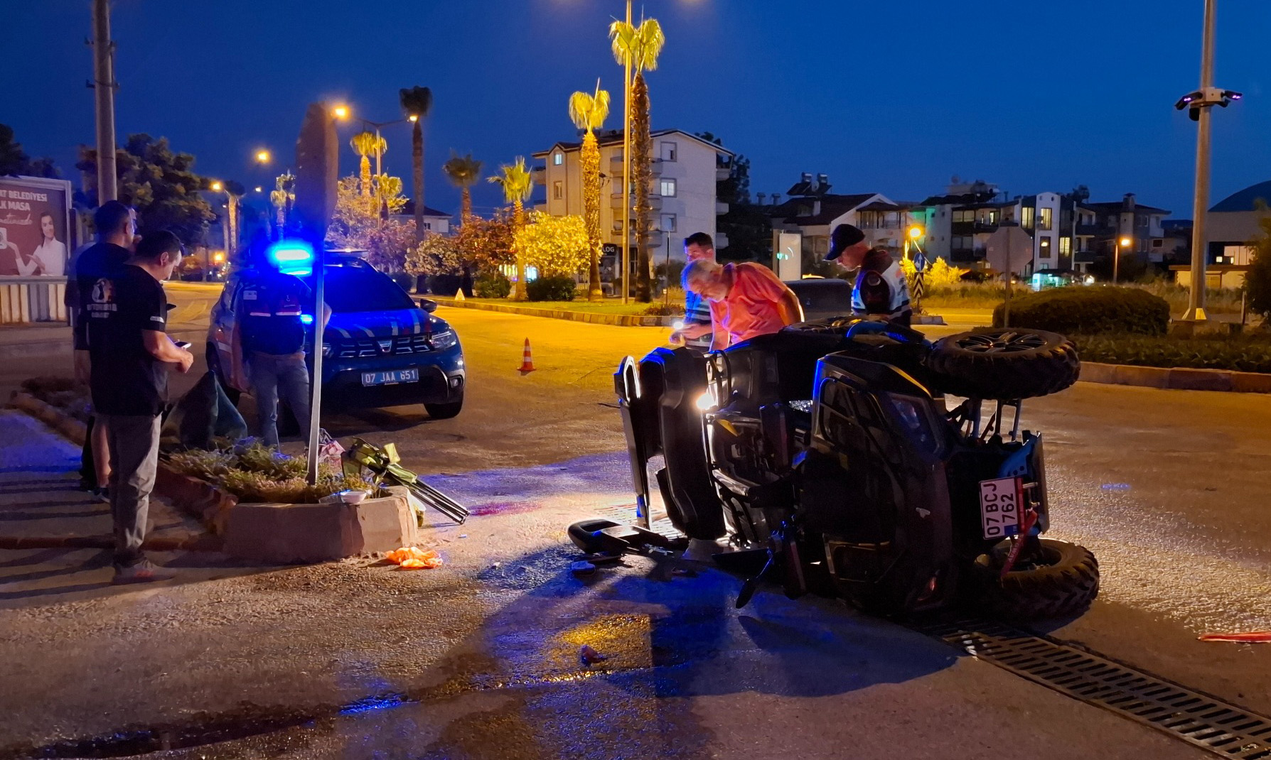 Manavgat'ta Korkutan ATV Kazası