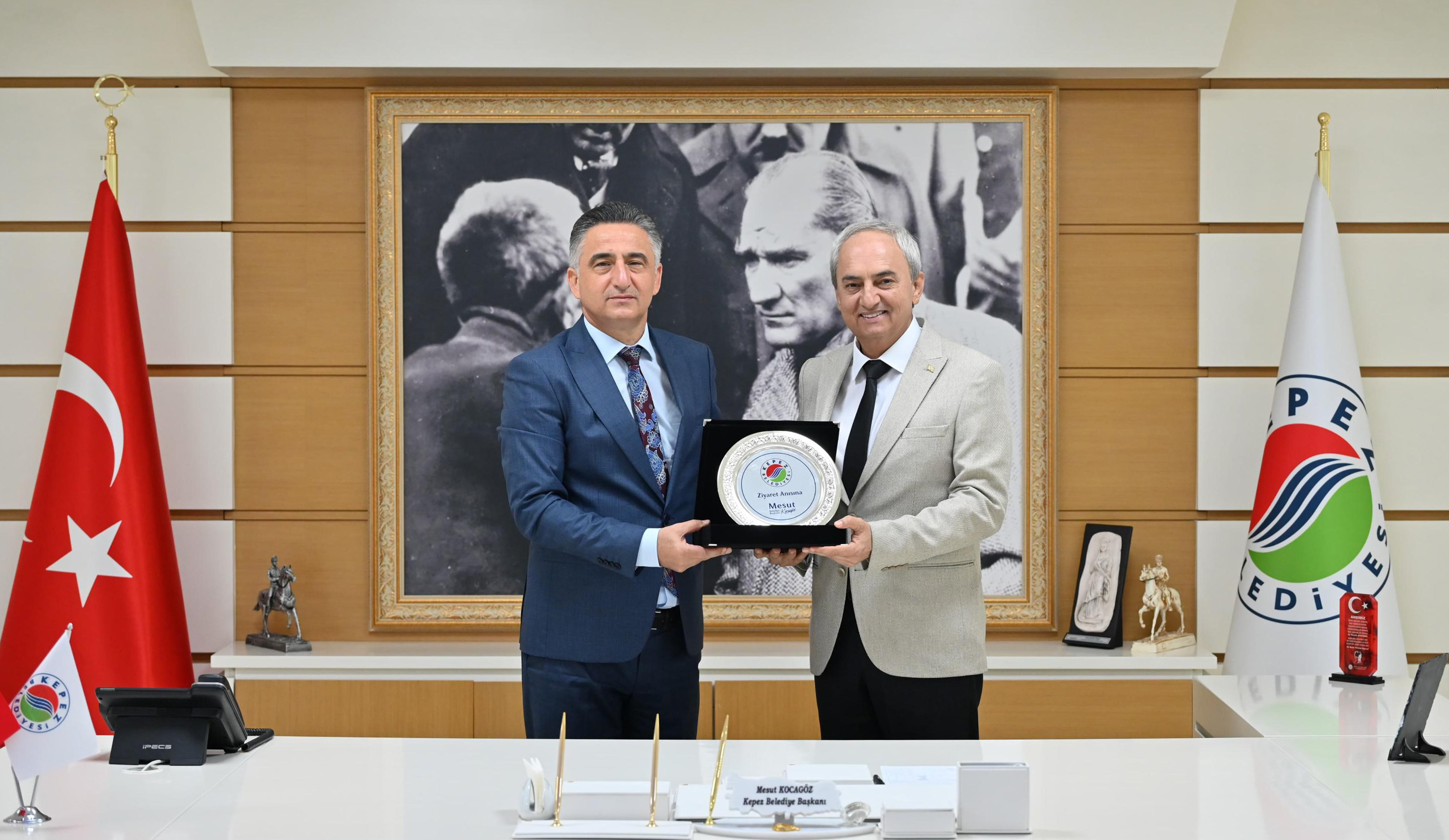 Kaymakam Dervişoğlu'ndan Başkan Kocagöz'e Ziyaret