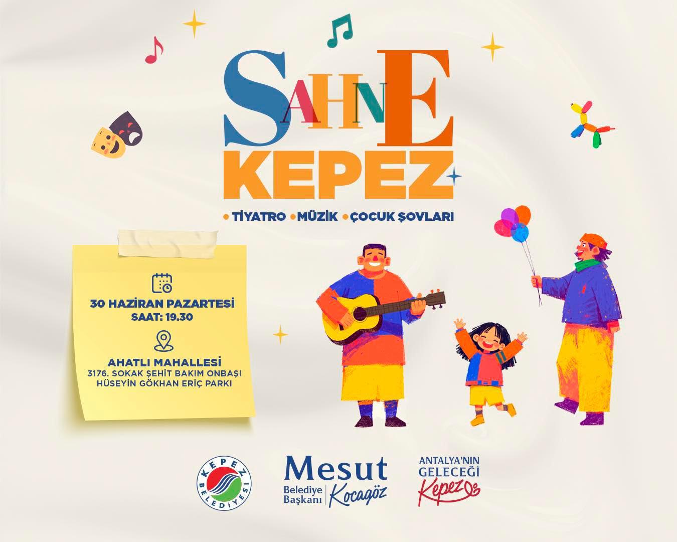 'Sahne Kepez' Etkinlikleri Başlıyor