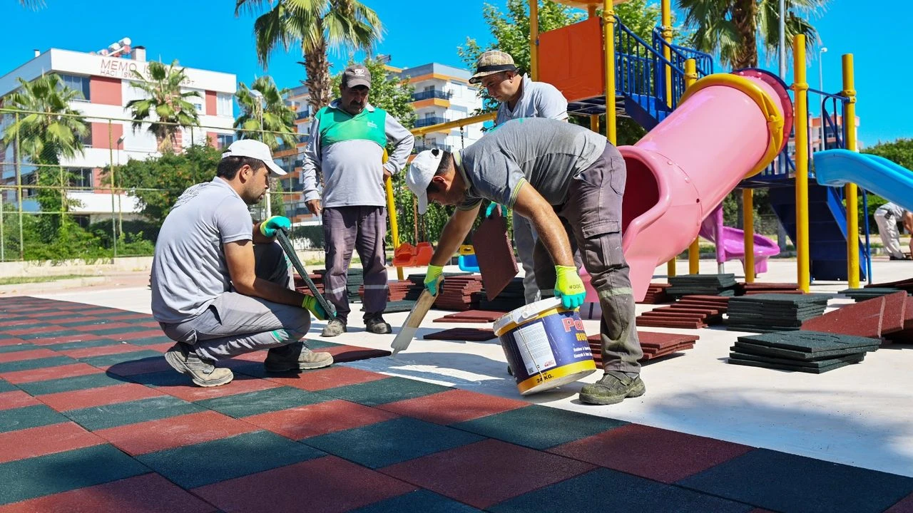 Parklarda Yenileme Çalışması