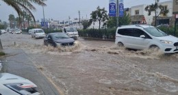 Bodrum’da fırtına ve sağanak