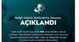 Bedelli askerlik sınıflandırma sonuçları açıklandı