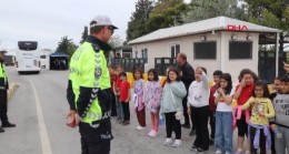 BURDUR Minik trafikçiler uygulama noktasında