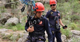 Büyükşehir’in itfaiyecileri eğitimde