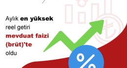 TÜİK: Aylık en yüksek reel getiri mevduat faizinde gerçekleşti