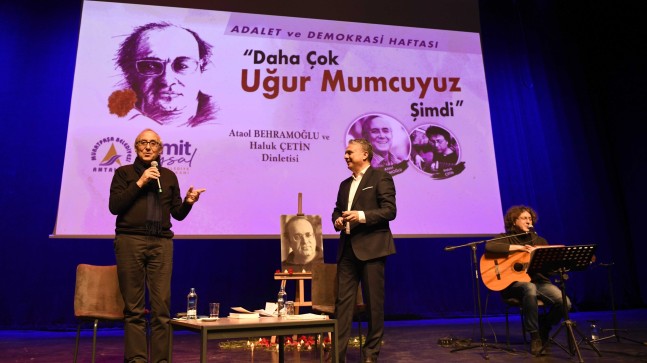 UĞUR MUMCU, MURATPAŞA’DA ANILDI