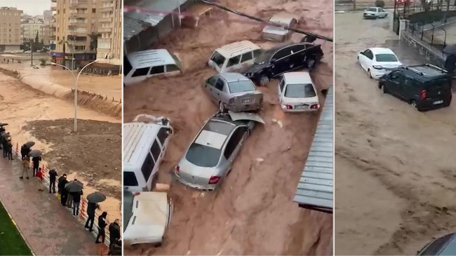 Son dakika: Adıyaman ve Şanlıurfa’da sel felaketi