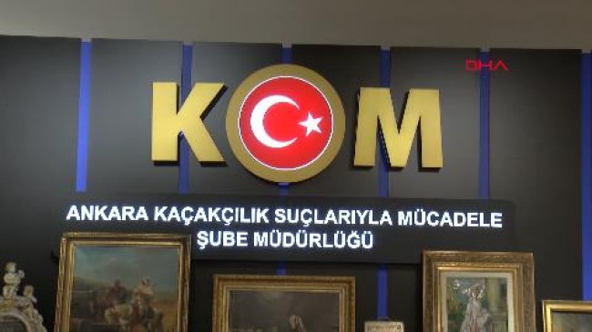 ANKARA Kamyonda 50 milyon lira değerinde tarihi eser ele geçirildi