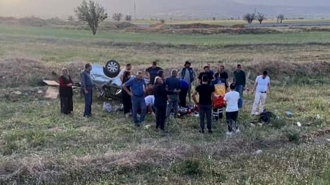 Antalya’da otomobil, takla attı: 2 ölü, 3 yaralı