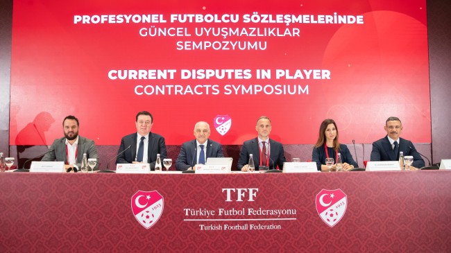 Profesyonel Futbolcu Sözleşmelerinde Güncel Uyuşmazlıklar Sempozyumu düzenlendi