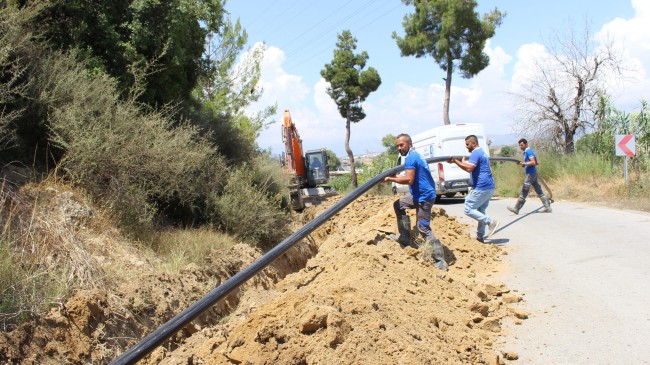 ASAT Manavgat Karaöz’de su borularını yeniliyor