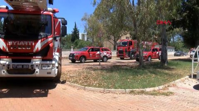 ANTALYA Teknokent AR-GE binasında çıkan yangın söndürüldü