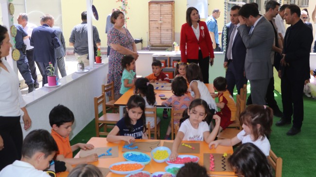 Anaokulunda doğa sınıfı oluşturuldu