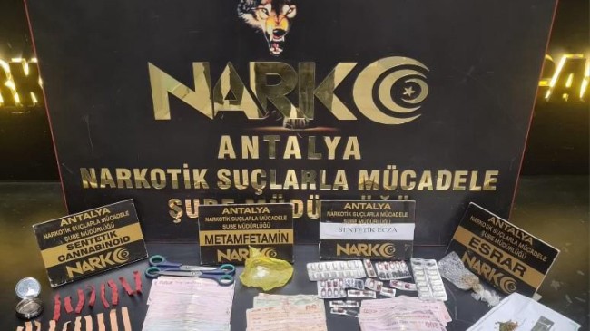 Antalya’da 5 ilçede narkotik operasyonu