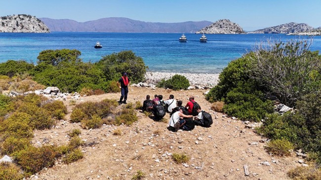 Marmaris’de 19 düzensiz göçmen yakalandı